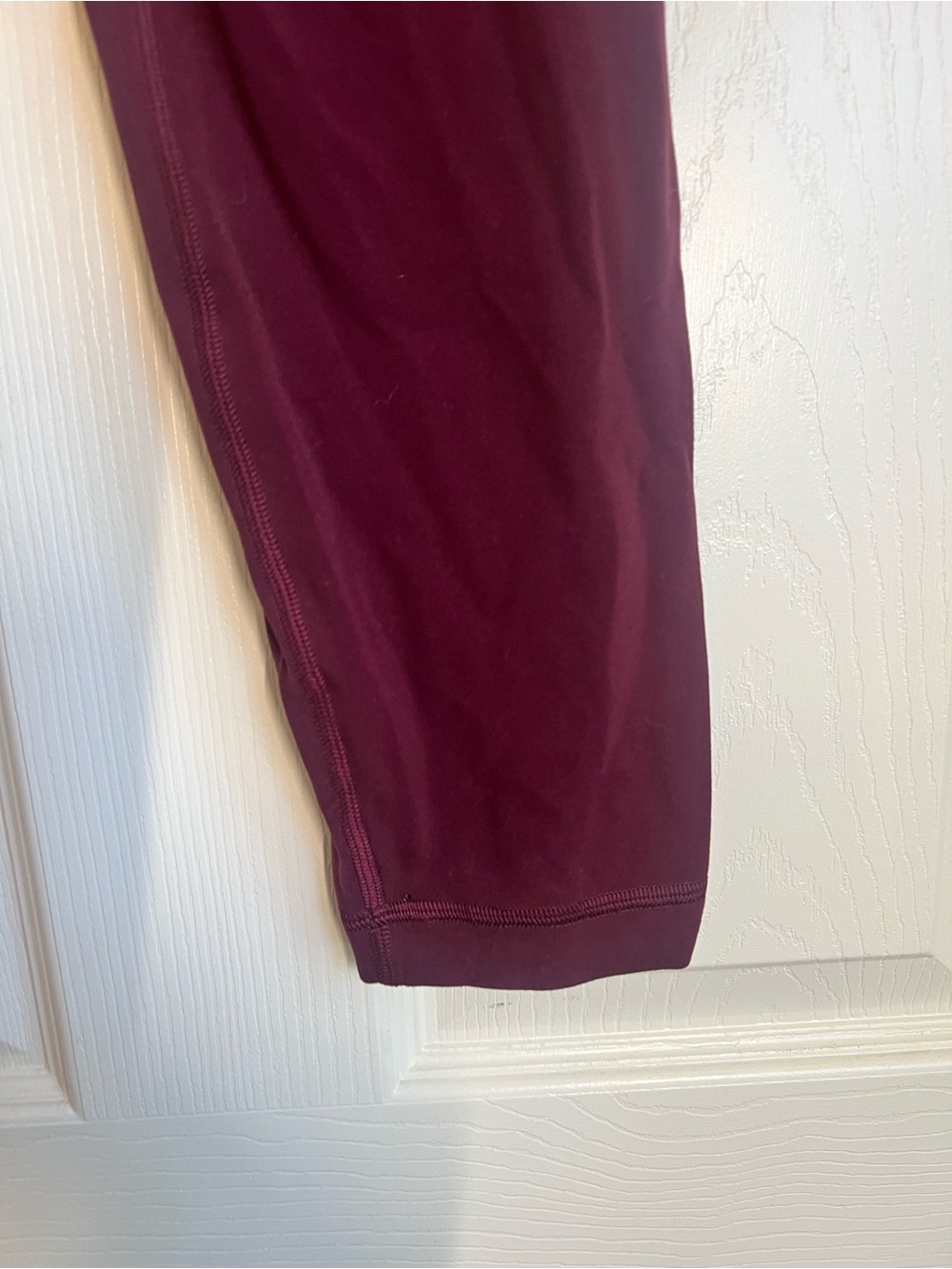Lululemon Align High Rise Leggings Size 10 Burgundy Wine Red Yoga Pants - Picture 3 of 6